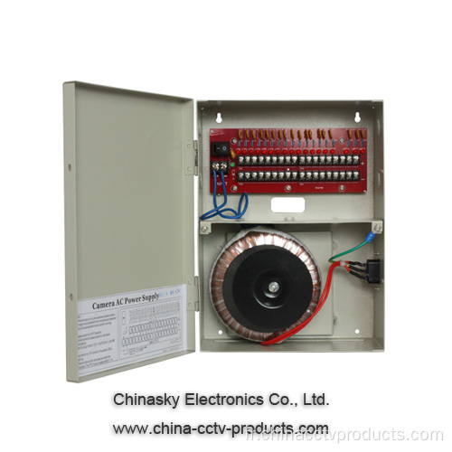 Boîte de distribution d&#39;alimentation en métal 24Vac 10A 18Channel